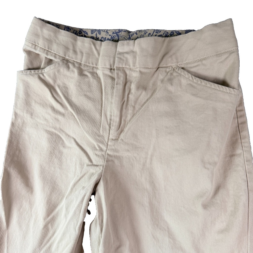 Appleseed's Chino Pants Women 31x26.5 Khaki Cotton Stretch Mid Rise Straight Leg